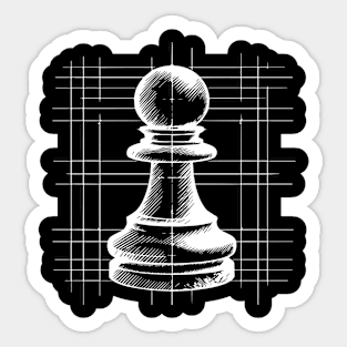 pawn chess figure Sticker
